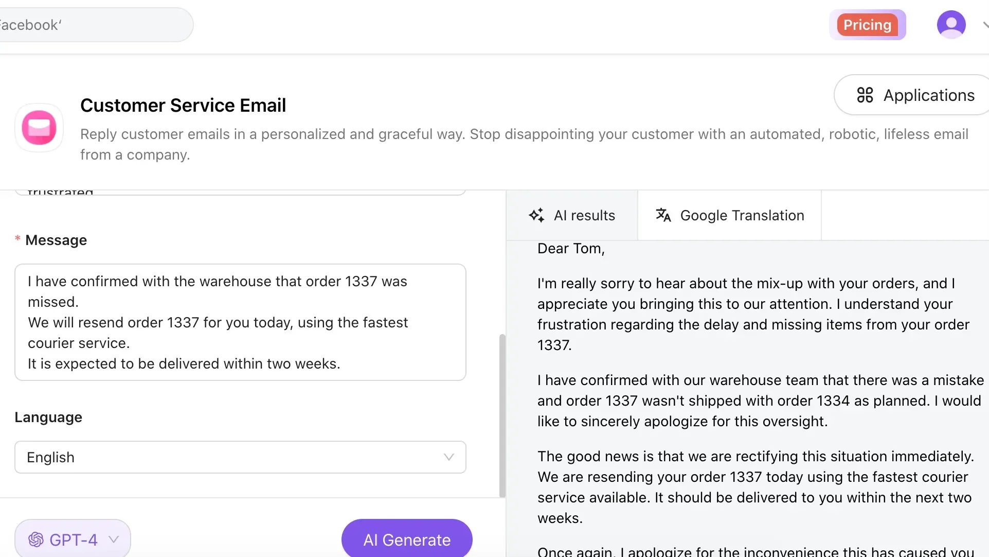 Revolucione el servicio al cliente con un generador de contenido de IA