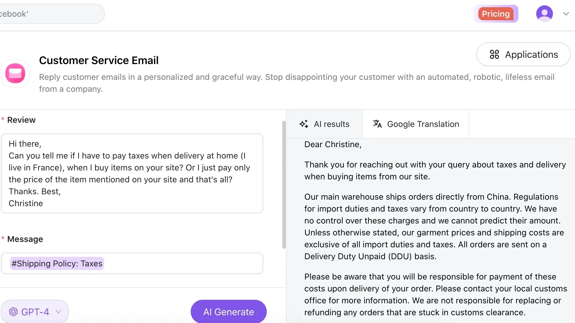 Revolucione el servicio al cliente con un generador de contenido de IA