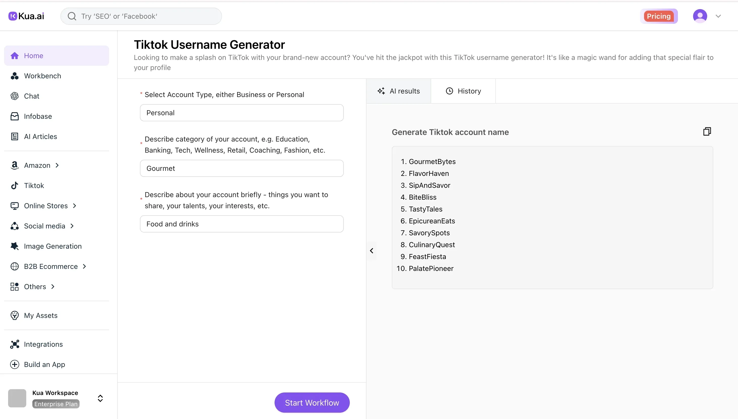 Tiktok Username Generator