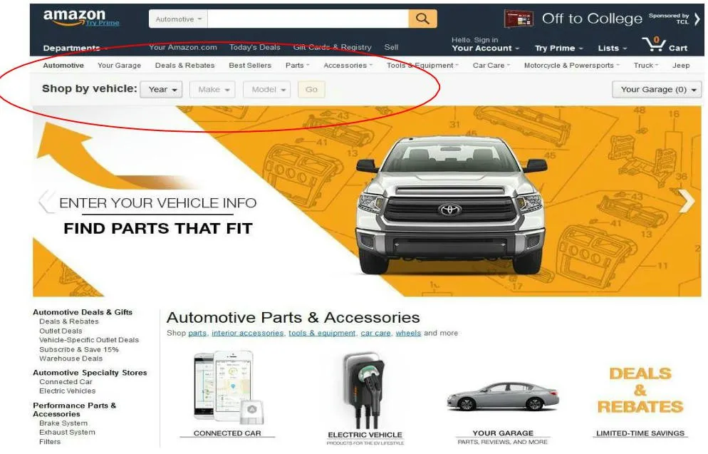 Amazon出品カテゴリースタイルガイド:自動車&パワースポーツ