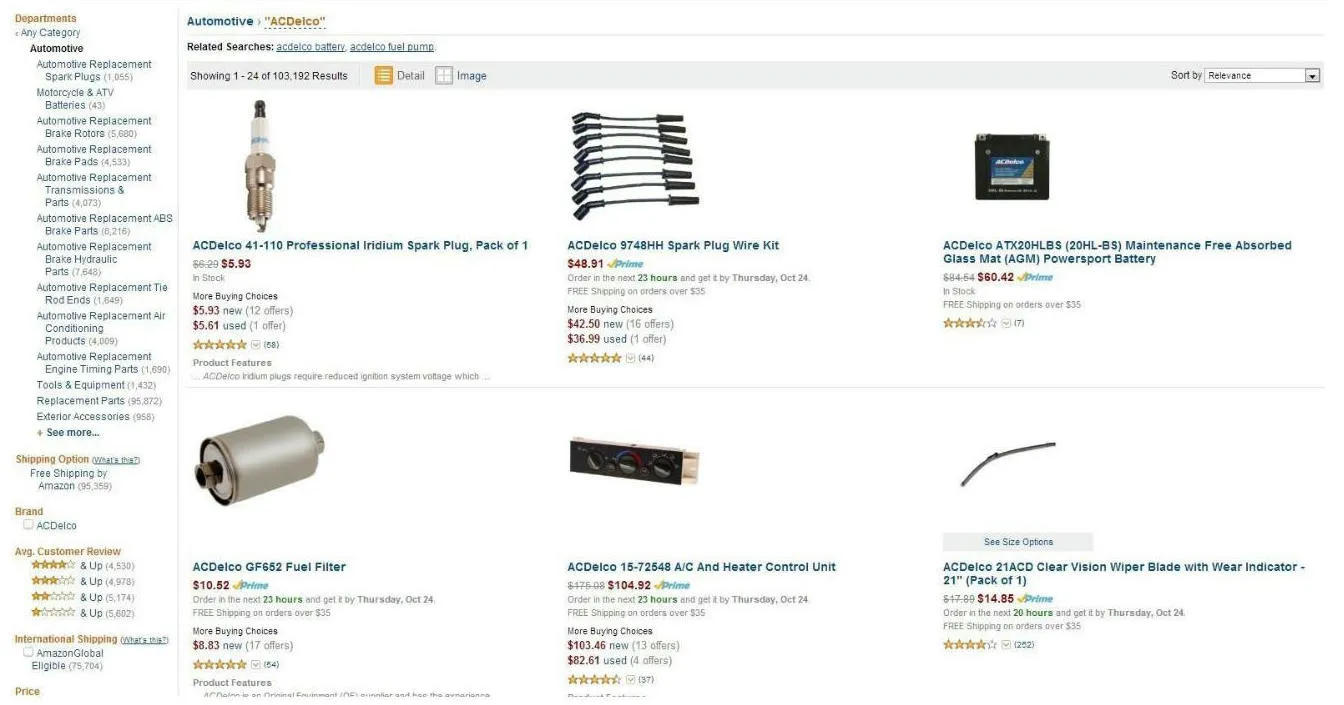 Amazon出品カテゴリースタイルガイド:自動車&パワースポーツ