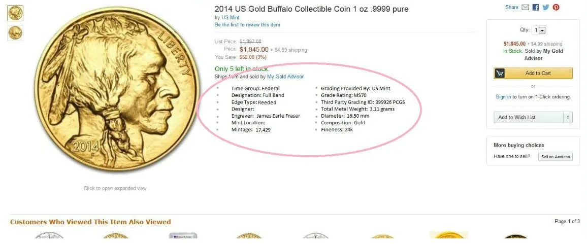 Amazon出品カテゴリースタイルガイド:コレクター向けコイン