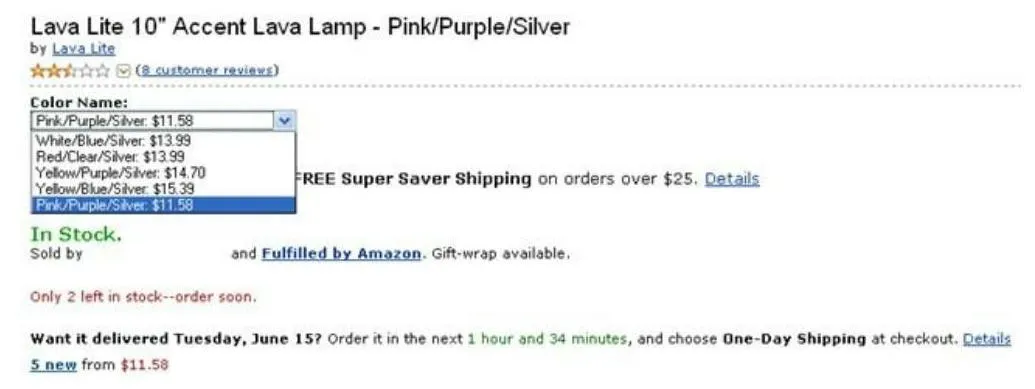 Guide de style de la catégorie Vendre sur Amazon : Éclairage