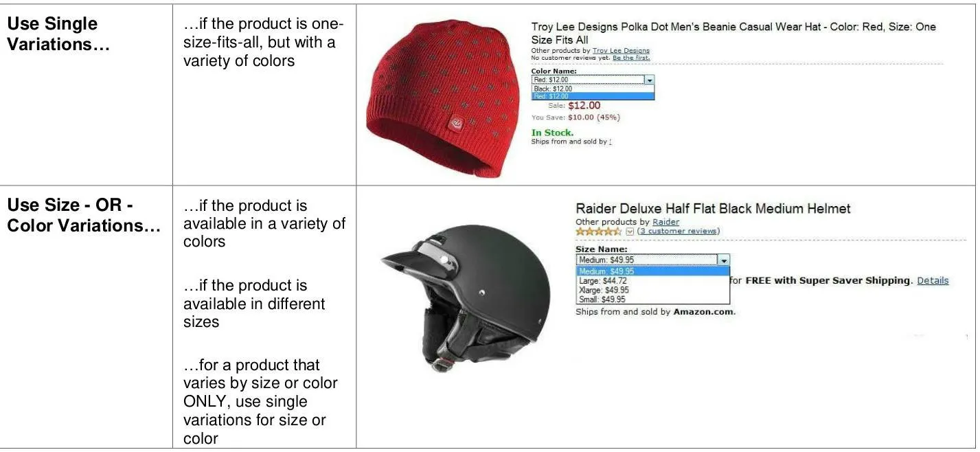 Amazon出品カテゴリースタイルガイド:モトサイクル&ATV