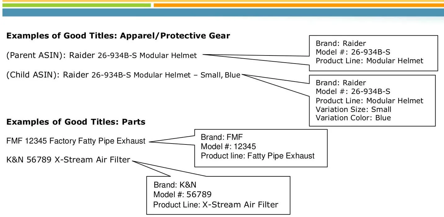 Amazon出品カテゴリースタイルガイド:モトサイクル&ATV
